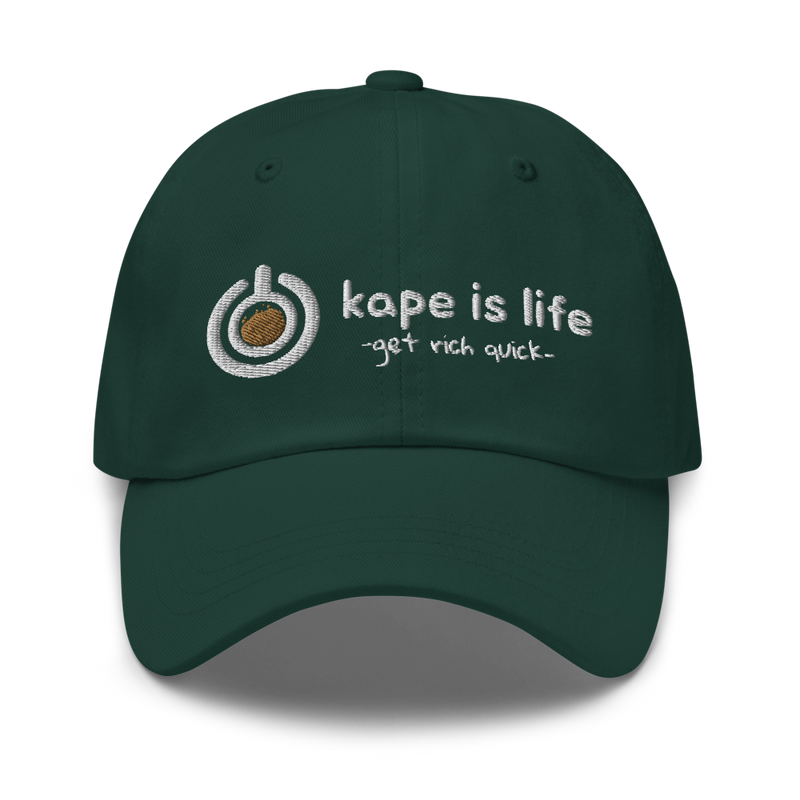 Kape is Life Dad hat