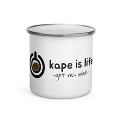 Kape is Life Enamel Mug