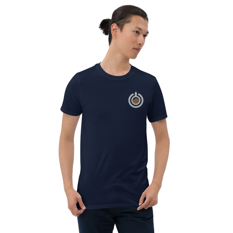 Kape is Life Embroidered Short-Sleeve Unisex T-Shirt
