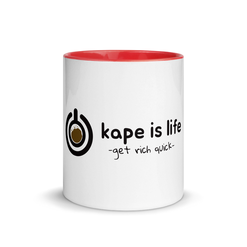 Kape is Life Mug with Color Inside