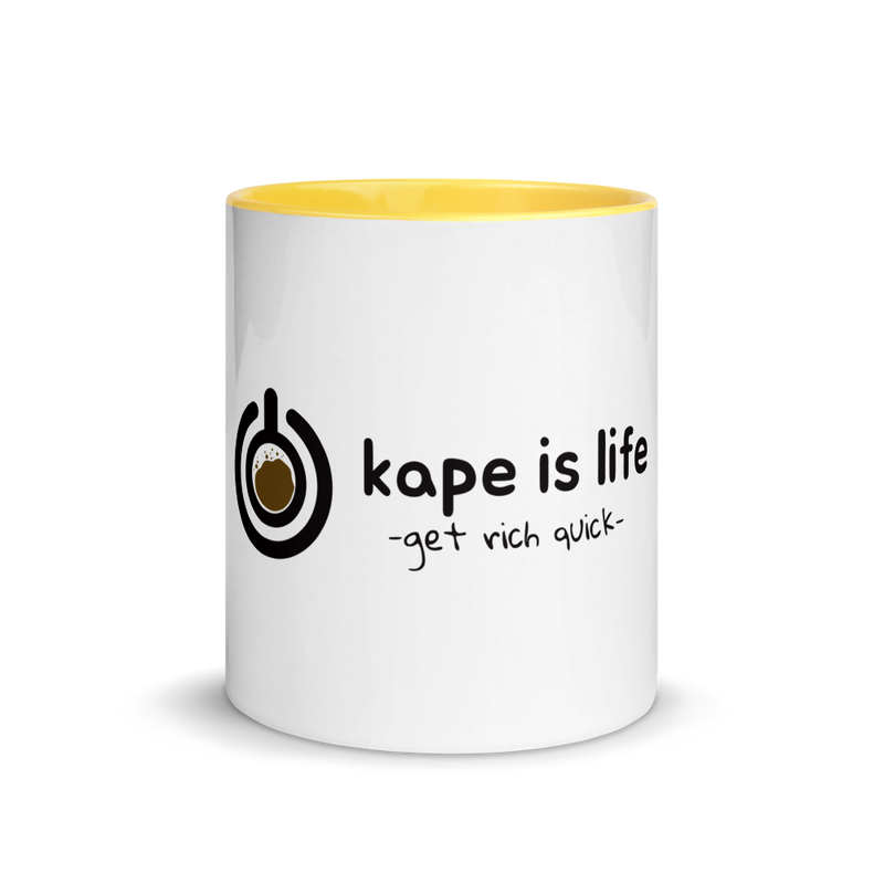 Kape is Life Mug with Color Inside